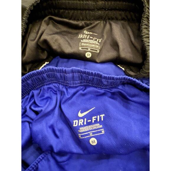 Lot Of 2 Nike Women Blue Black Athletic Lined Running Shorts Bundled Size M - Picture 5 of 7